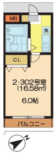 バーミリオン市川の間取り写真