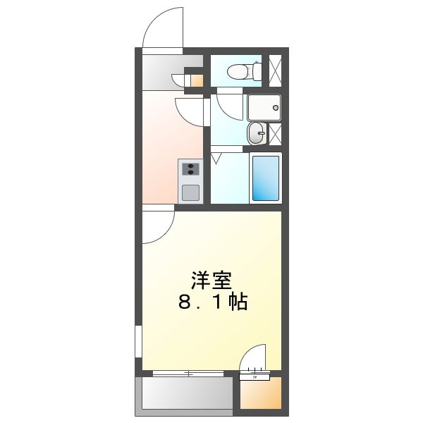 ＪＲ山陽本線 瀬戸駅 徒歩26分 2階建 築9年の間取り写真