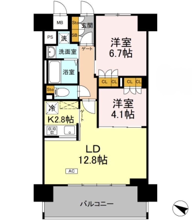 リーラ横浜川和町の間取り写真
