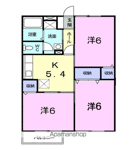 セブンピーク吉岡の間取り写真