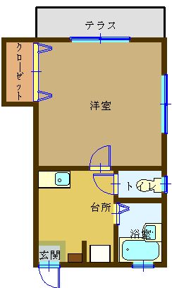 光ハイツの間取り