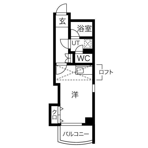 姫路市坂元町のマンションの間取り