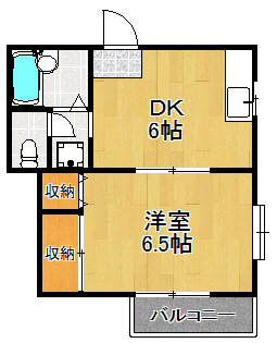 メゾンオークスの間取り