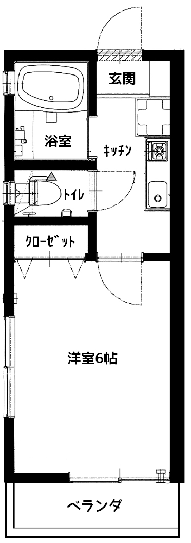 ライトハウス田町の間取り