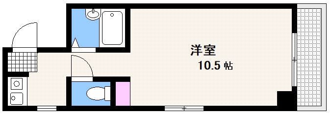 広島市西区庚午中のマンションの間取り