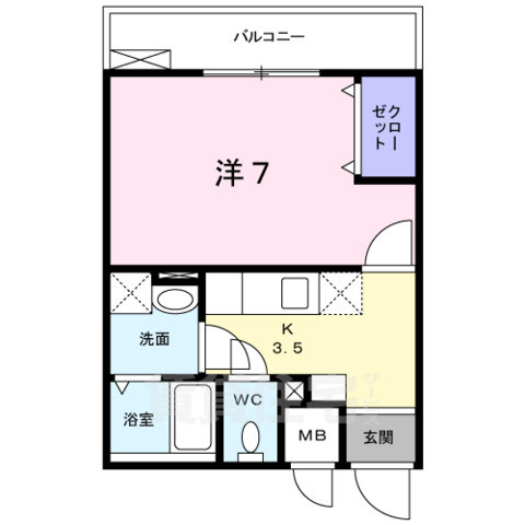 フィオーレ 1の間取り