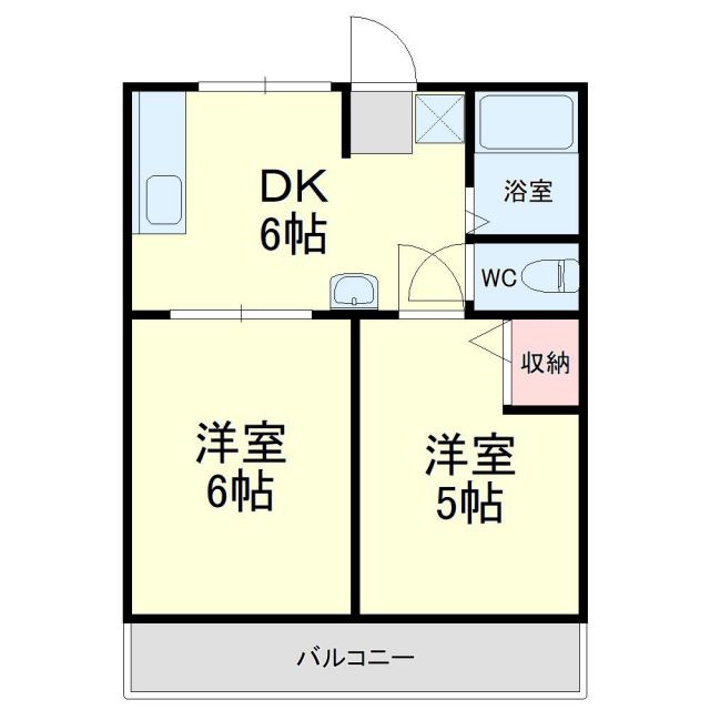 掛川市大渕のマンションの間取り