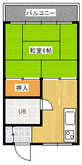 足立区東綾瀬のマンションの間取り