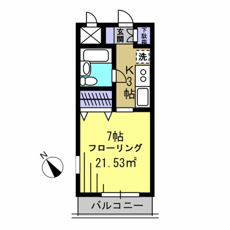 ベルヴィレッヂの間取り写真