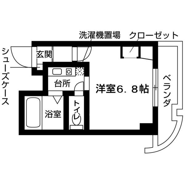 ウイステリア新瑞の間取り