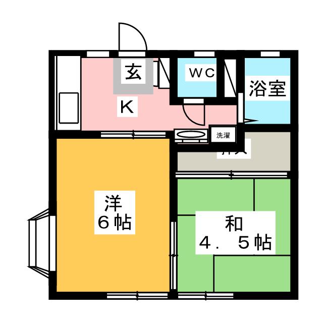 コスモハイツの間取り