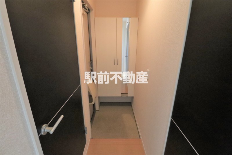 玄関　全身鏡は嬉しいポイント☆