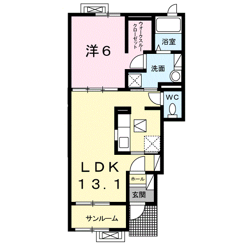 グレンツェンの間取り