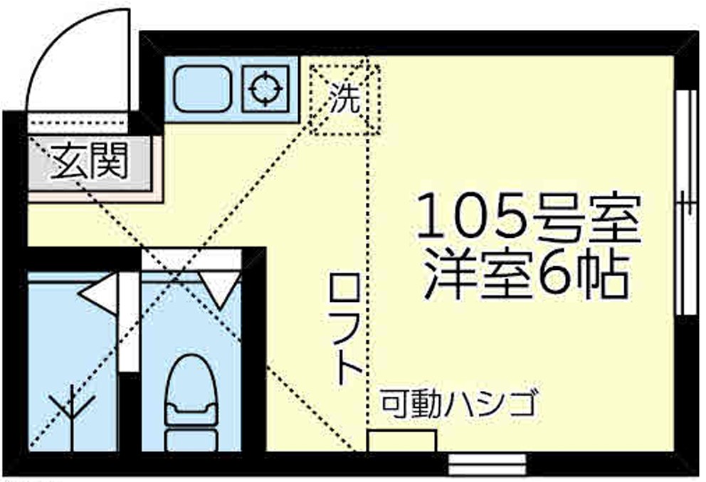 上大岡パルフェットの間取り