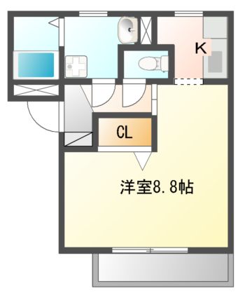 スタティオ正雀の間取り