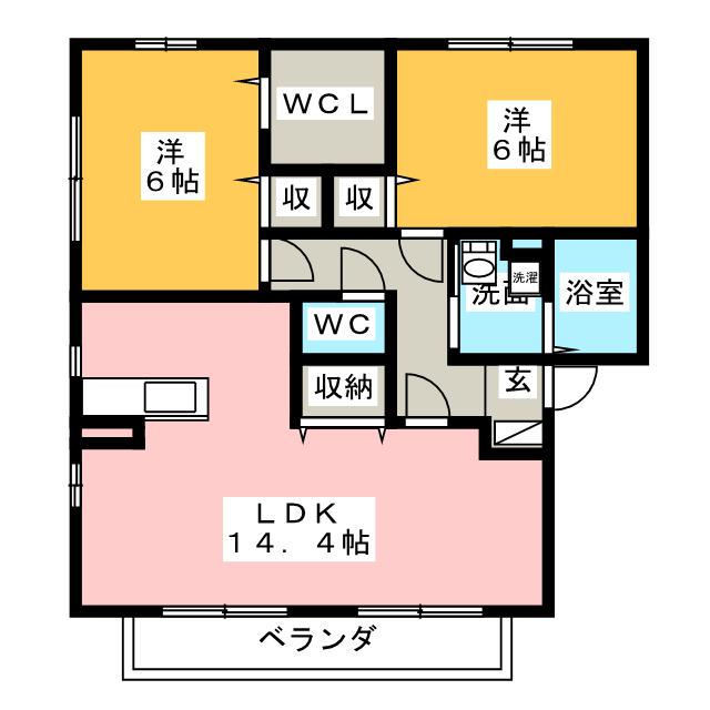 キャピタルコートの間取り