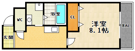 ドミールときめき坂の間取り