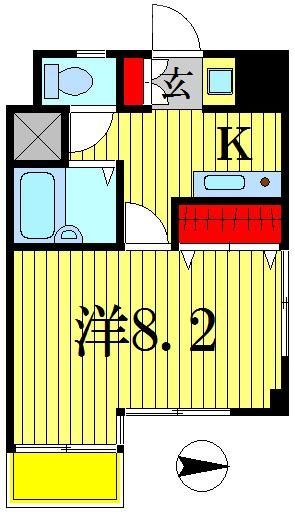 松戸市小金のマンションの間取り