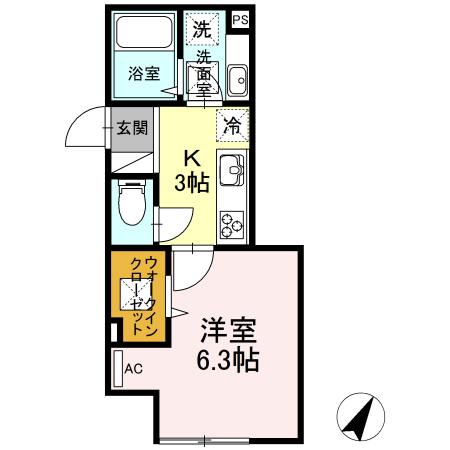 ヴィオネット上星川の間取り