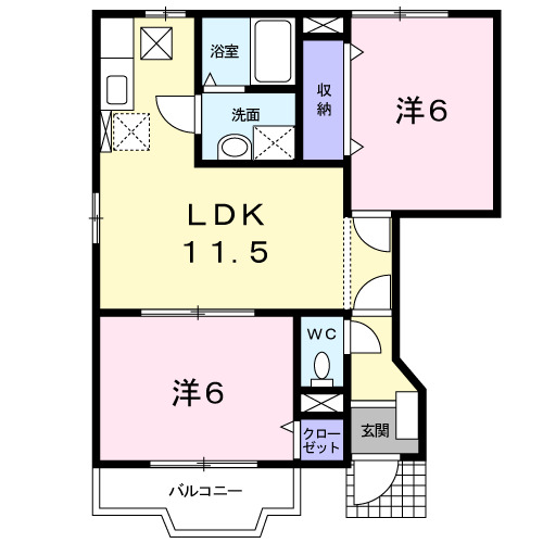 グリーンパーク笹川の間取り