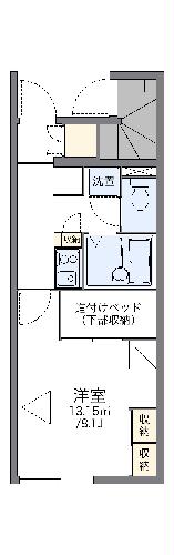 レオパレスＣｏｍｆｏｒｔ　和幸の間取り