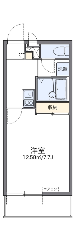 豊明市西川町のマンションの間取り