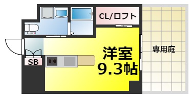 アイボリーポワント難波WESTの間取り