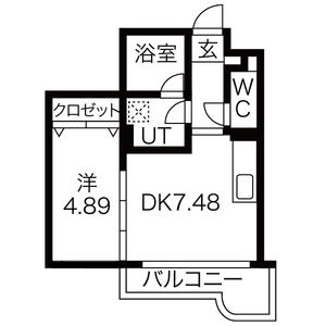 あさひレジデンス表町の間取り