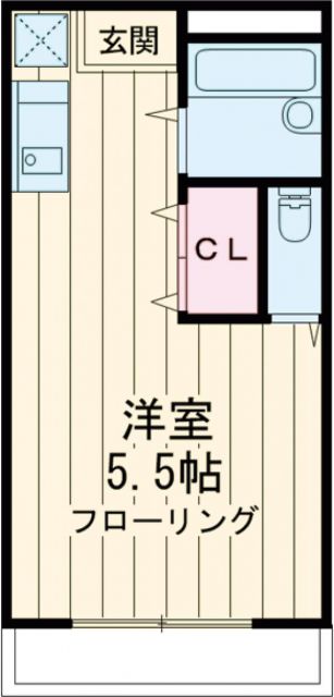 国立サンハイツの間取り