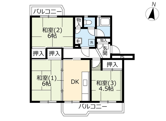 ＵＲ南原台の間取り