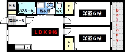 ラフォレスタの間取り