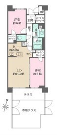 杉並区荻窪のマンションの間取り