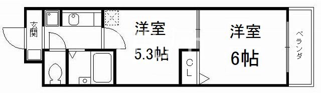 メゾンドゥースールの間取り