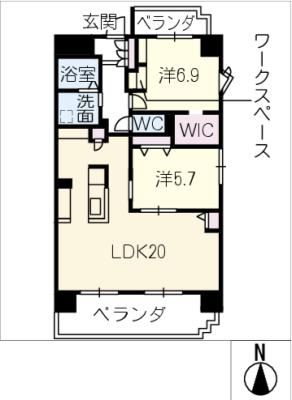 シャローム神山の間取り