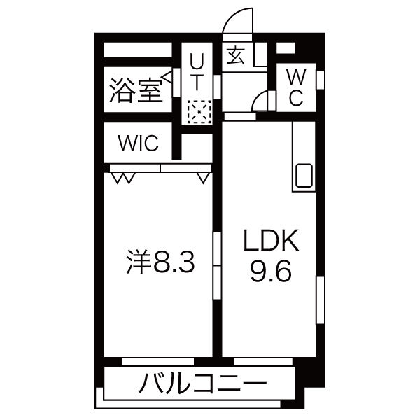 プレザント吹上の間取り