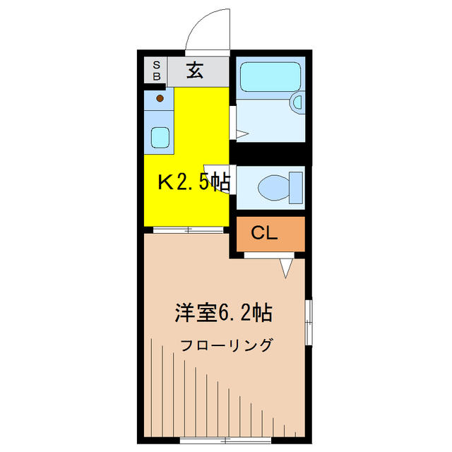 アザリー武蔵野の間取り