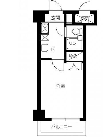 草加市谷塚上町のマンションの間取り