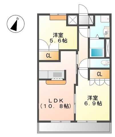 キャナルコートの間取り