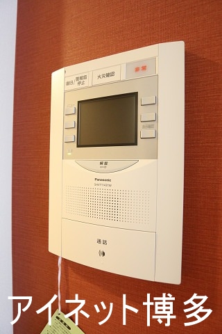 セキュリティ　モニター付きで安心ですね