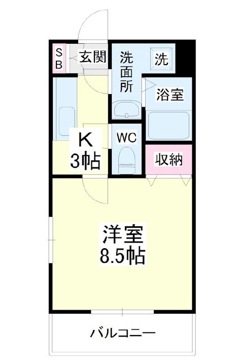 ＪＲ東海道本線 高塚駅 徒歩32分 4階建 築21年の間取り写真