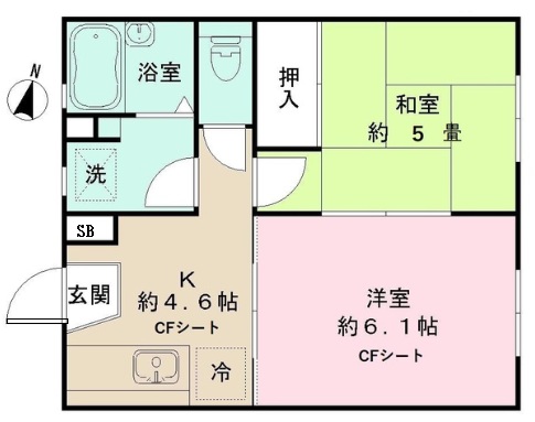 エクセルワタナベの間取り写真