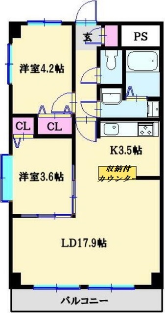 アスコットアームズ南橋本の間取り写真
