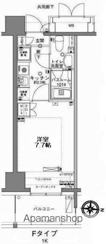 東京メトロ東西線 木場駅 徒歩10分 14階建 築20年の間取り写真