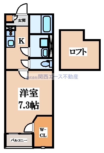レオネクスト優の間取り写真