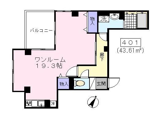 山の手六番館の間取り写真