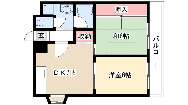 グリーンバレーの間取り