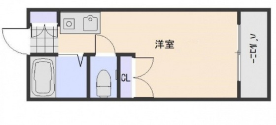 広島市佐伯区城山のマンションの間取り