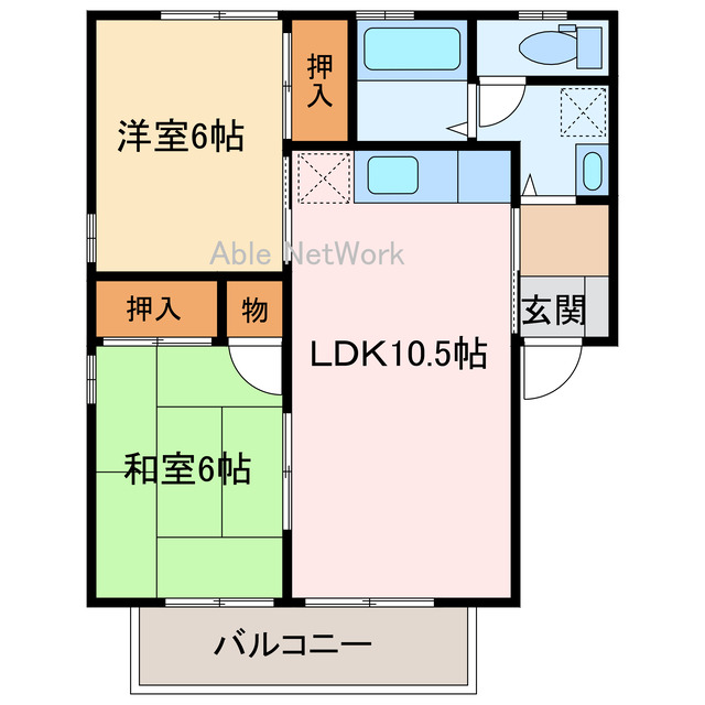 ハイブリッジ・セジュールの間取り