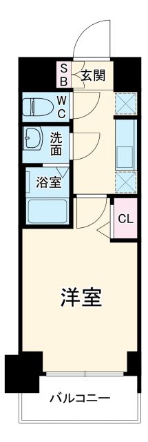 プレサンス名駅南エディフィスの間取り