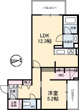 シャトル不動院前?Ａの間取り